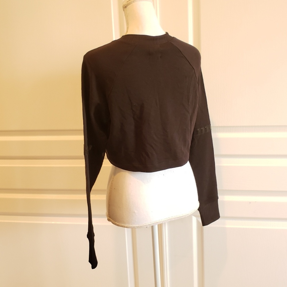 Lime & Vine Adara Cropped Sweatshirt XS NWT - Picture 2 of 3